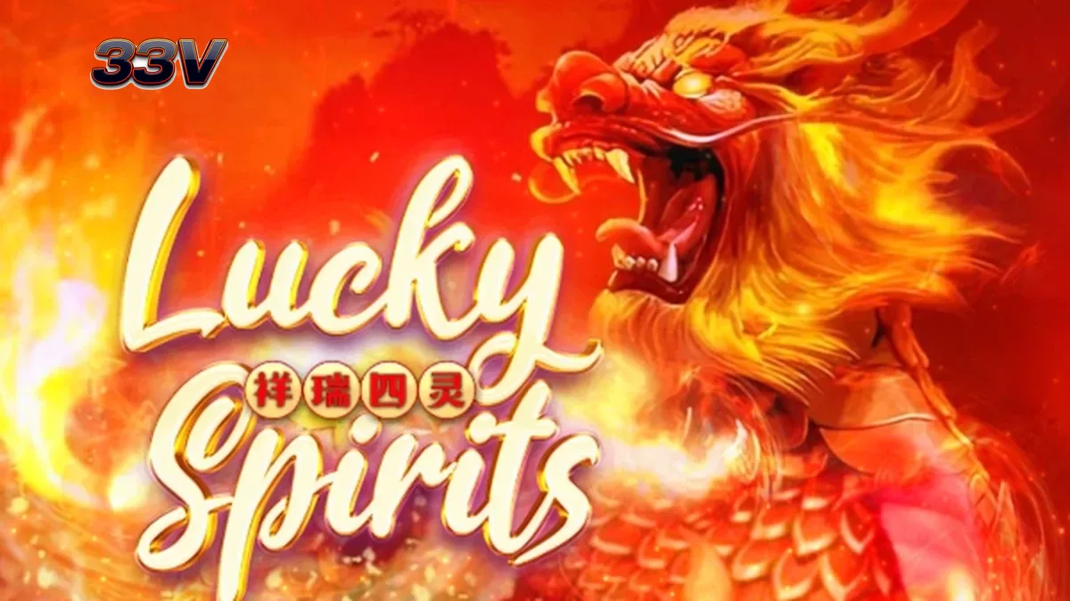 Tampilan layar permainan slot Lucky Spirits dengan desain yang elegan